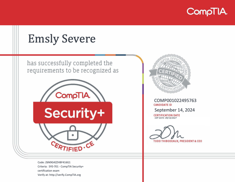 Security+ Certification